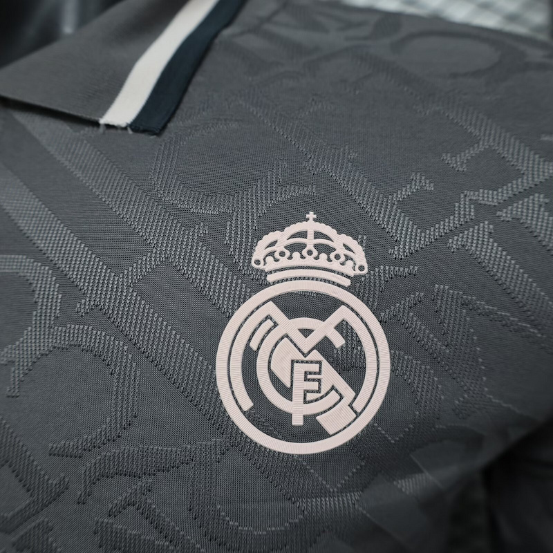 24-25 Real Madrid Third Away Soccer Jersey Player Version Long Sleeve - view 7