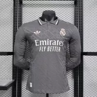 24-25 Real Madrid Third Away Soccer Jersey Player Version Long Sleeve - view 1