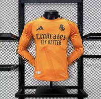 24-25 Real Madrid Away Soccer Jersey Player Edition Long Sleeve - view 1