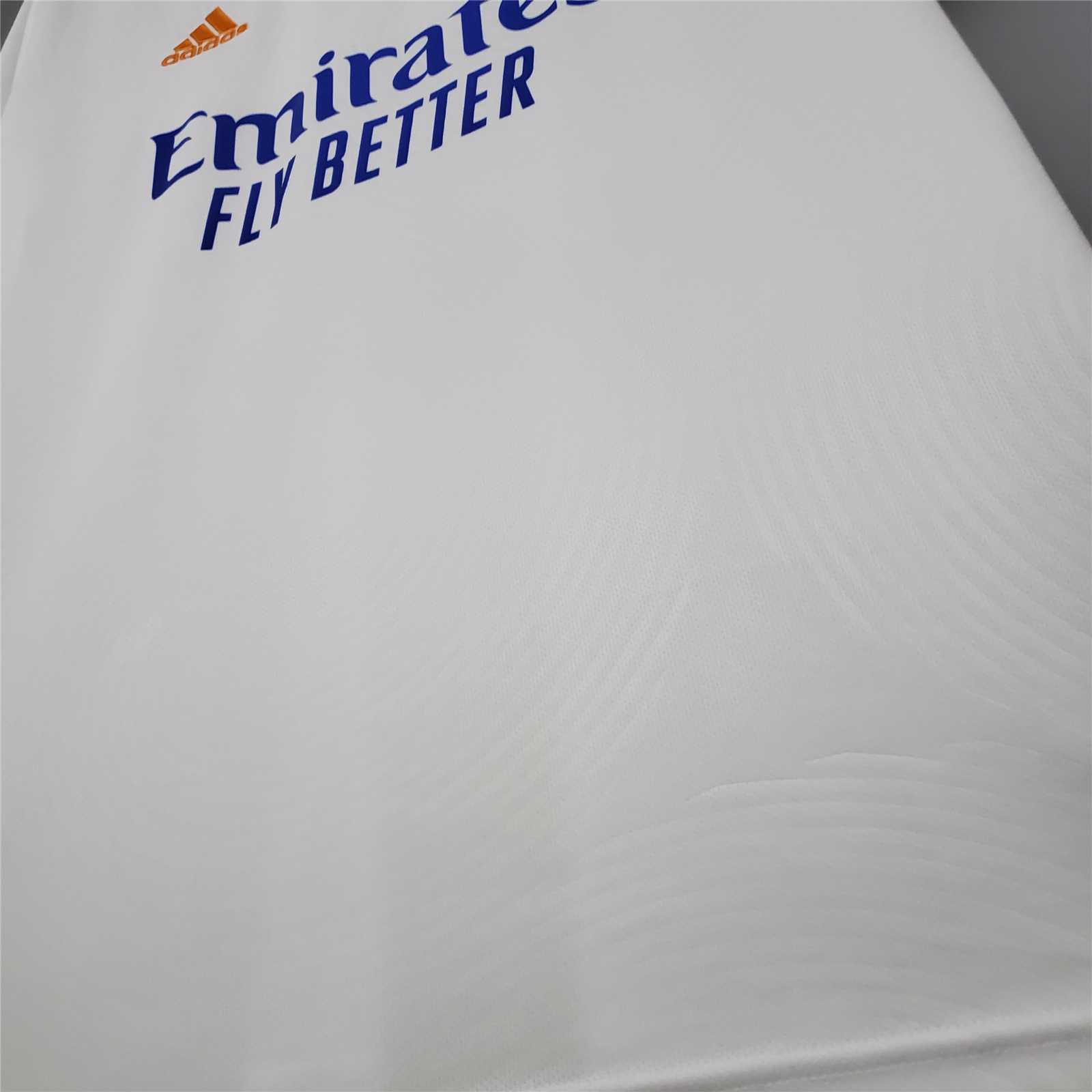21-22 Real Madrid Home Soccer Jersey - view 5