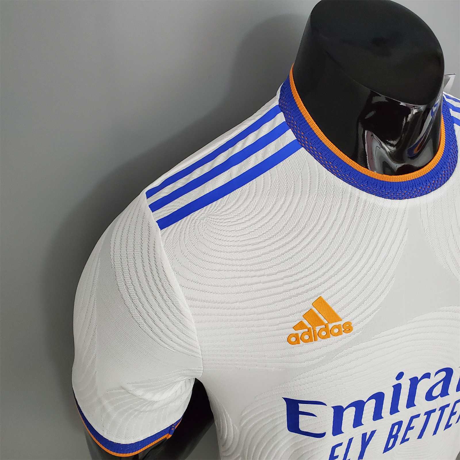 21-22 Real Madrid Home Soccer Jersey Player Version - view 6