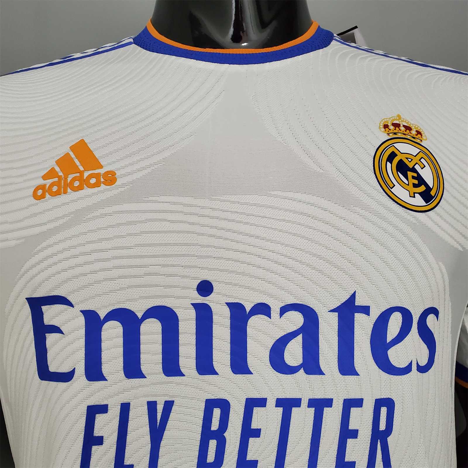 21-22 Real Madrid Home Soccer Jersey Player Version - view 10