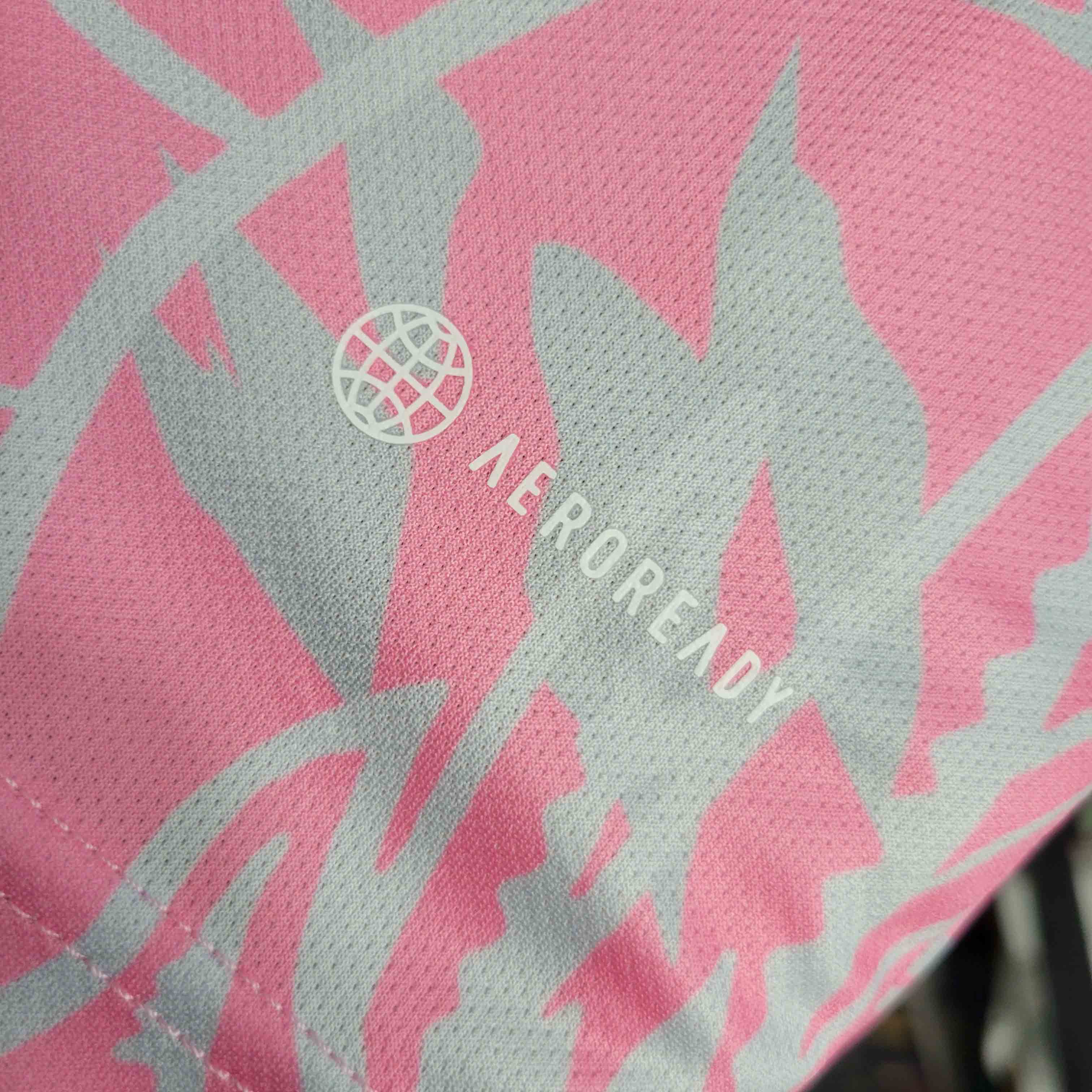 23-24 Real Madrid Pink Dragon Polo Shirt - view 4