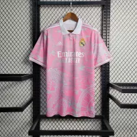 23-24 Real Madrid Pink Dragon Polo Shirt - view 1