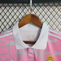 23-24 Real Madrid Pink Dragon Polo Shirt - view 6