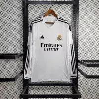 24-25 Real Madrid Home Soccer Jersey Long Sleeve - view 1