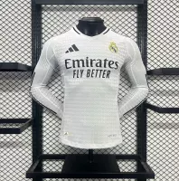 24-25 Real Madrid Home Soccer Jersey Player Version Long Sleeve - view 1