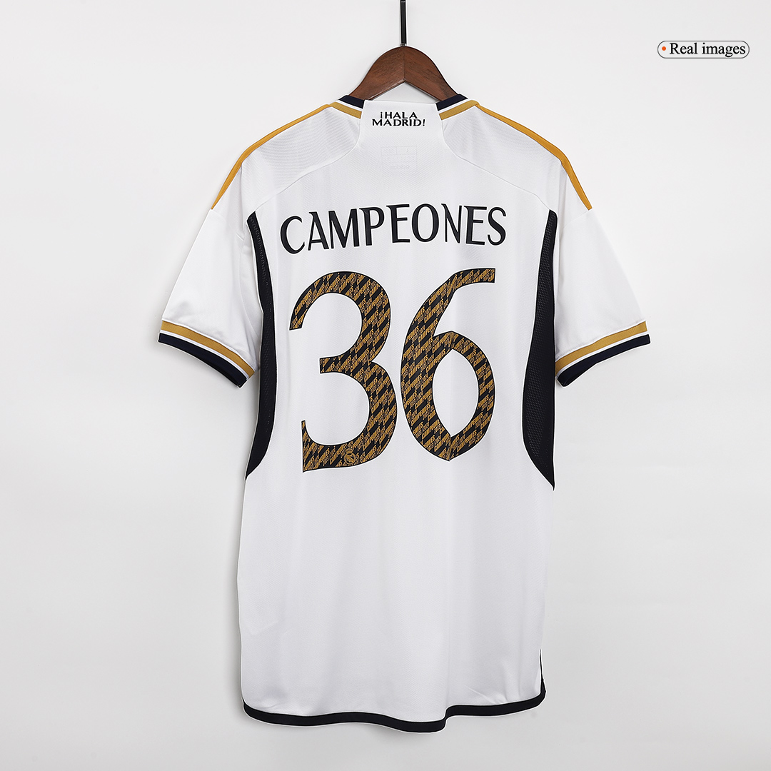 23-24 [CAMPEONES #36] Real Madrid Home Jersey - view 4