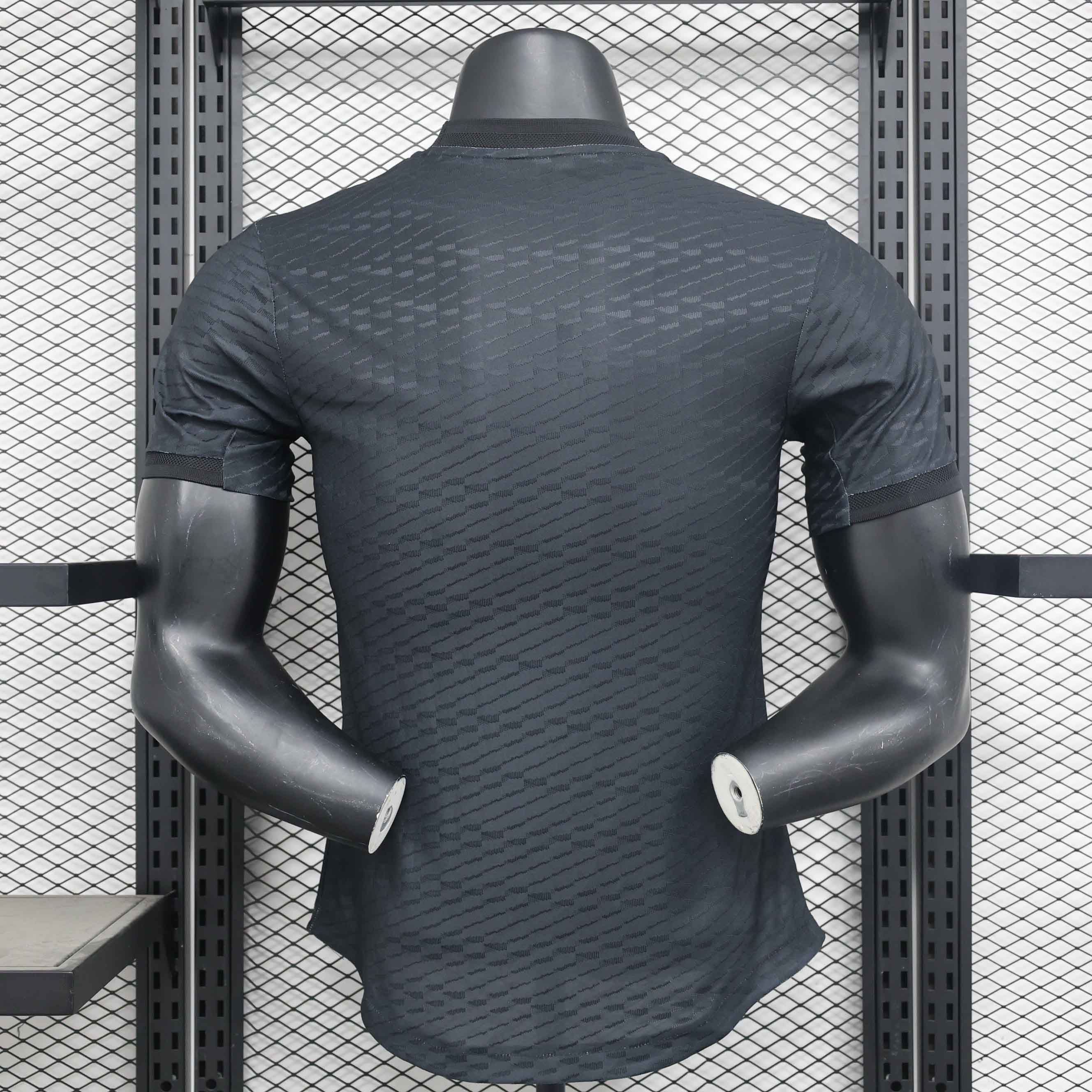 23-24 Real Madrid Y-3 Special Fourth Jersey Black Player Version - view 3