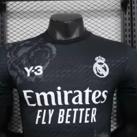 23-24 Real Madrid Y-3 Special Fourth Jersey Black Player Version - view 6