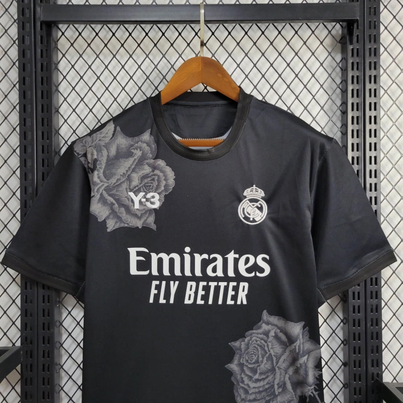 23-24 Real Madrid Y-3 Special Fourth Jersey Black - view 6