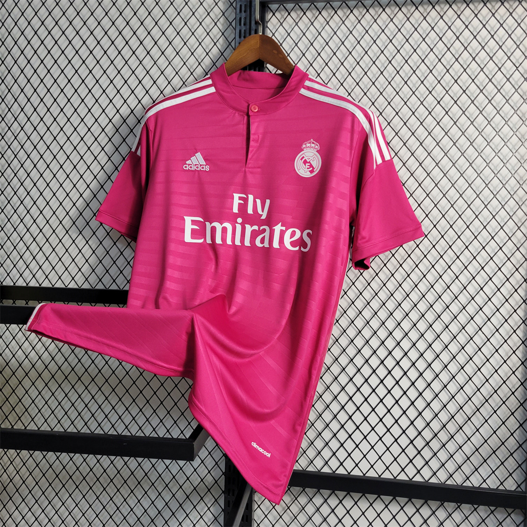 2014/15 Real Madrid Away Retro Jersey Pink - view 3