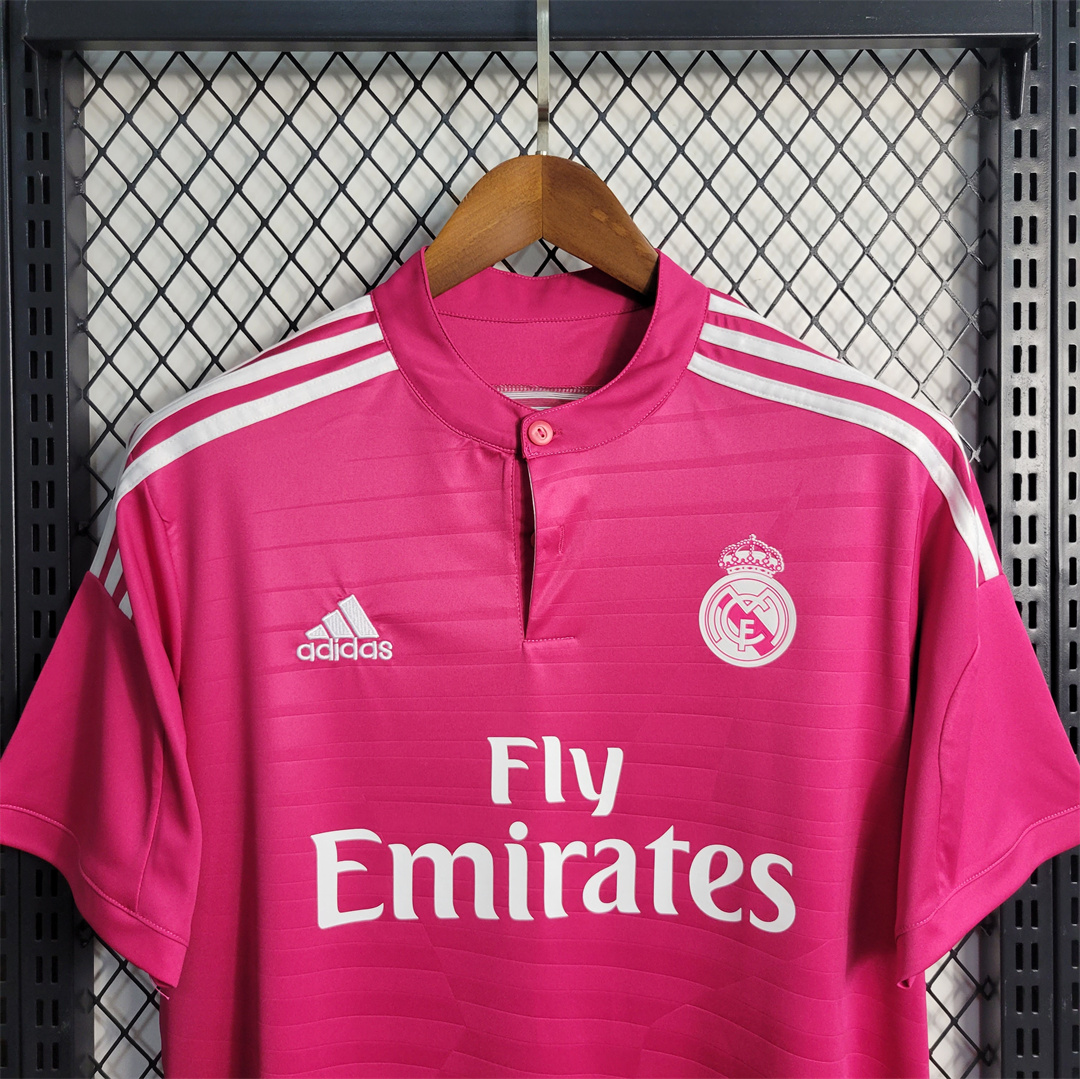 2014/15 Real Madrid Away Retro Jersey Pink - view 8