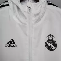 2021/2022 Real Madrid Jersey Windbreaker White(Black Edge) - view 8