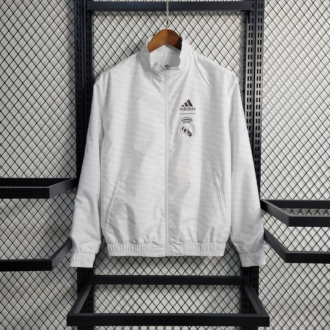 2023/2024 Real Madrid Reversible Windbreaker White - view 12