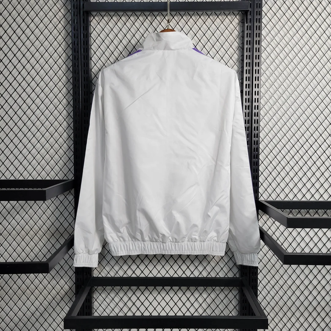 2023/2024 Real Madrid Reversible Windbreaker White - view 13