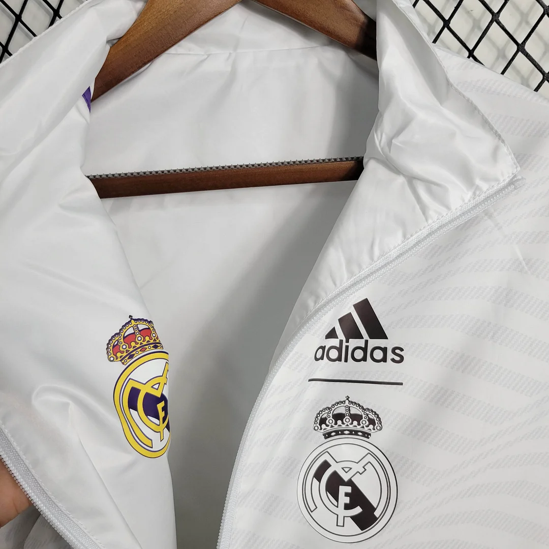 2023/2024 Real Madrid Reversible Windbreaker White - view 5
