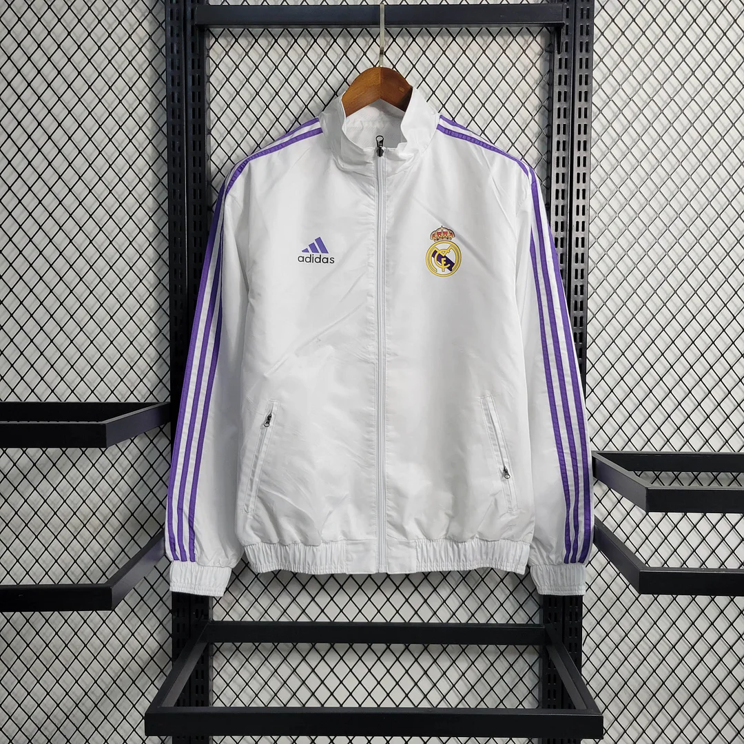 2023/2024 Real Madrid Reversible Windbreaker White - view 6