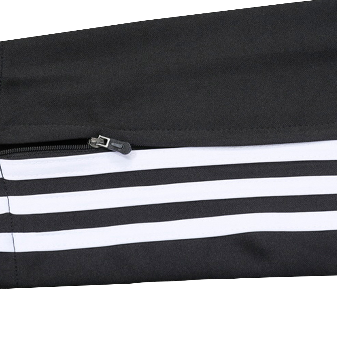 Kids Real Madrid Zipper Sweatshirt Kit(Top+Pants) Black 2023/24 - view 9