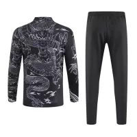 Kids Real Madrid Zipper Sweatshirt Kit(Top+Pants) Black 2023/24 - view 7