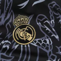 Kids Real Madrid Zipper Sweatshirt Kit(Top+Pants) Black 2023/24 - view 10
