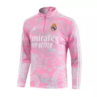 Kids Real Madrid Zipper Sweatshirt Kit(Top+Pants) Pink 2023/24 - view 7