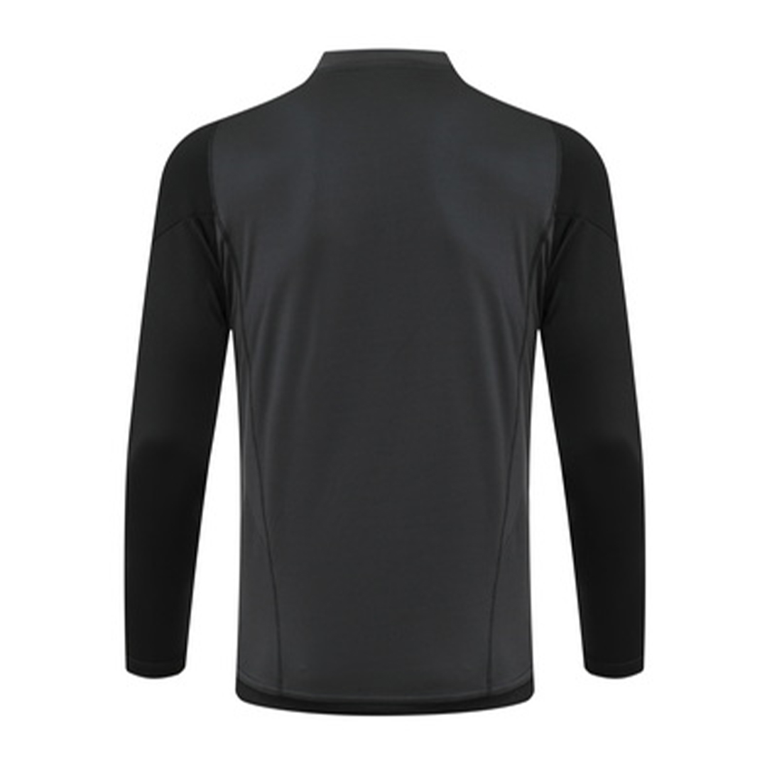 Real Madrid Zipper Sweatshirt Kit(Top+Pants) Black 2023/24 - view 19