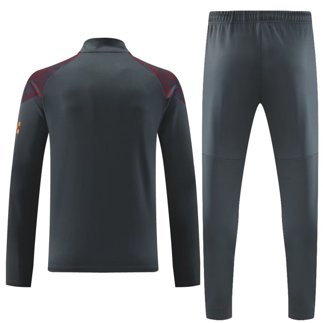 Real Madrid Zipper Sweat Kit(Top+Pants) Grey 2023/24 - view 3