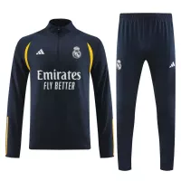 Real Madrid Zipper Sweat Kit(Top+Pants) Navy 2023/24 - view 1