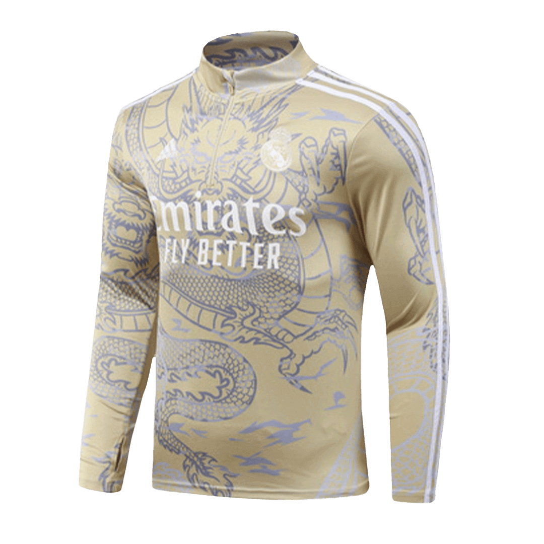 Real Madrid Zipper Sweatshirt Kit(Top+Pants) Yellow 2023/24 - view 7