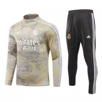 Real Madrid Zipper Sweatshirt Kit(Top+Pants) Yellow 2023/24 - view 5
