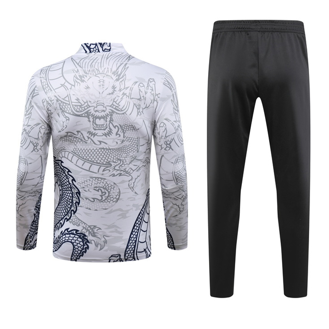 Real Madrid Zipper Sweatshirt Kit(Top+Pants) White 2023/24 - view 12