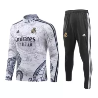 Real Madrid Zipper Sweatshirt Kit(Top+Pants) White 2023/24 - view 5
