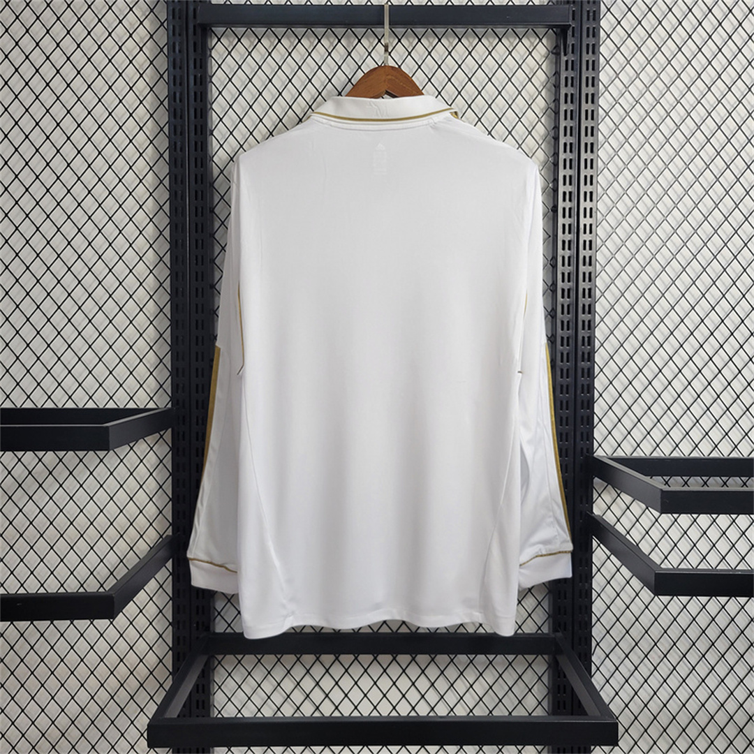 2011/12 Real Madrid Home Retro Jersey Long Sleeve - view 3