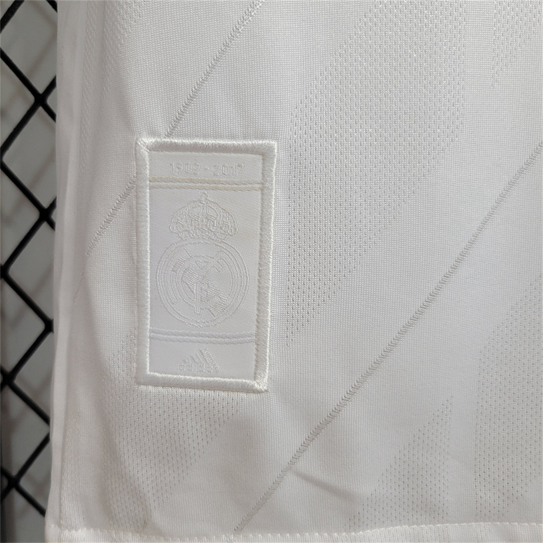 17-18 Real Madrid Home Retro Jersey Long Sleeve - view 8