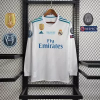17-18 Real Madrid Home Retro Jersey Long Sleeve - view 10
