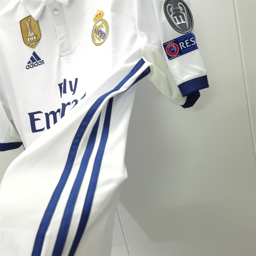 16-17 Real Madrid Home Retro Jersey - view 7