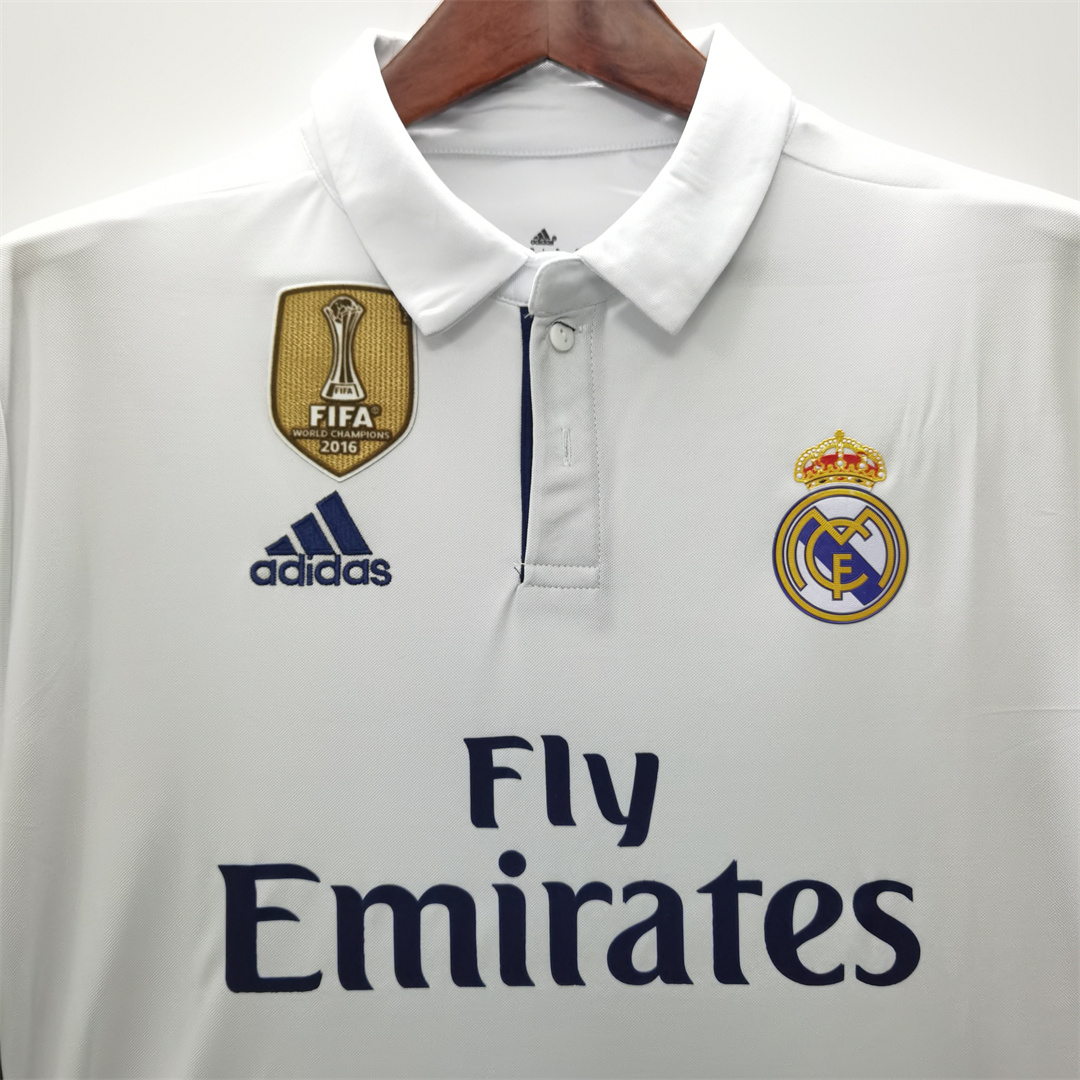 16-17 Real Madrid Home Retro Jersey - view 8