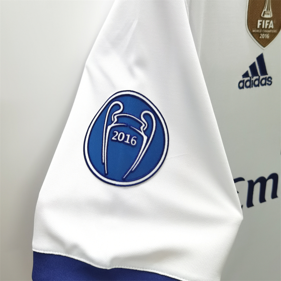 16-17 Real Madrid Home Retro Jersey - view 11