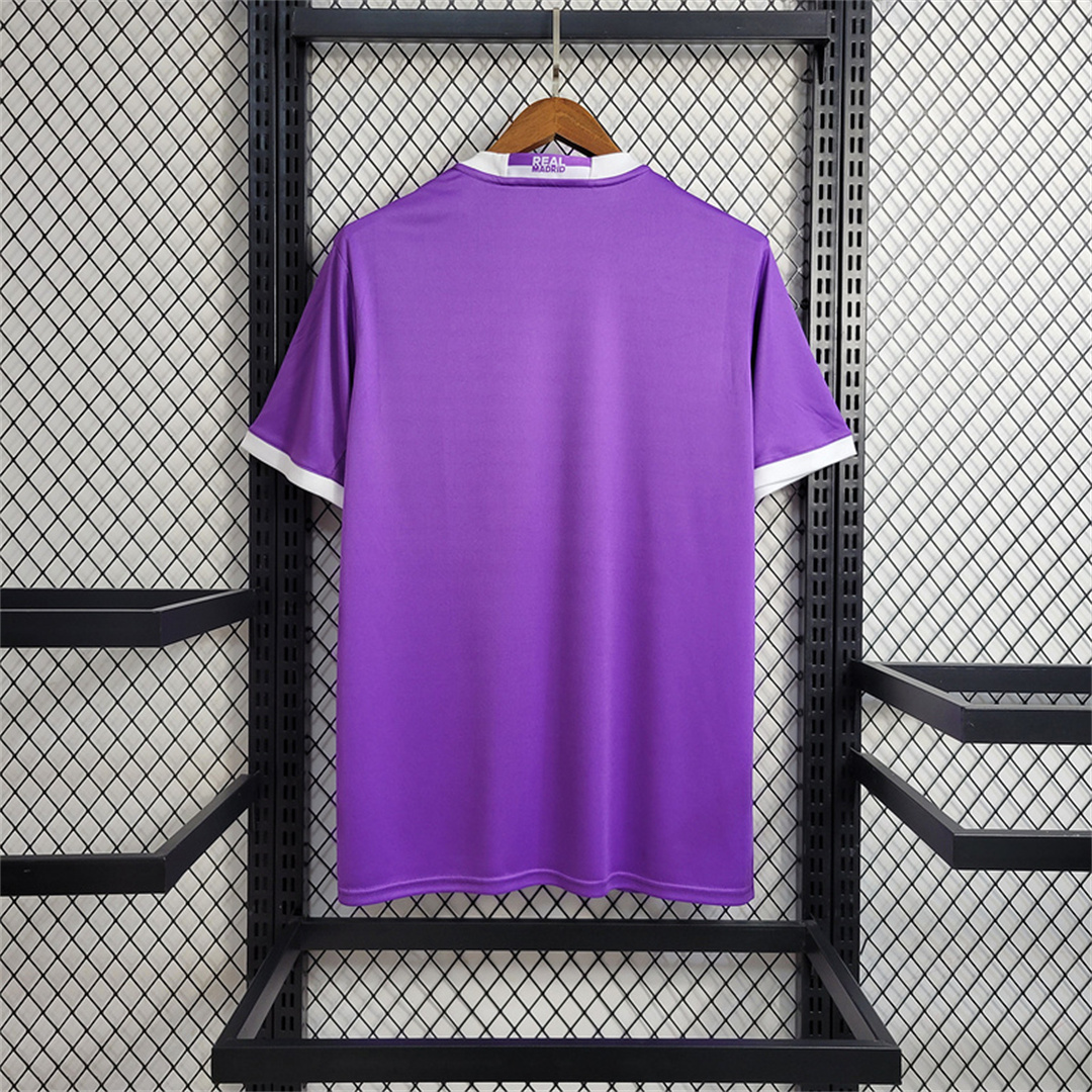 16-17 Real Madrid Away Retro Purple Jersey - view 3