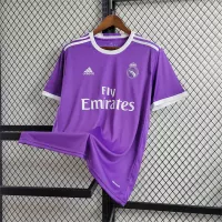 16-17 Real Madrid Away Retro Purple Jersey - view 4