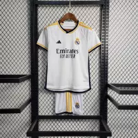 23-24 Real Madrid Home Kids Kit (Jersey+Shorts) - view 1