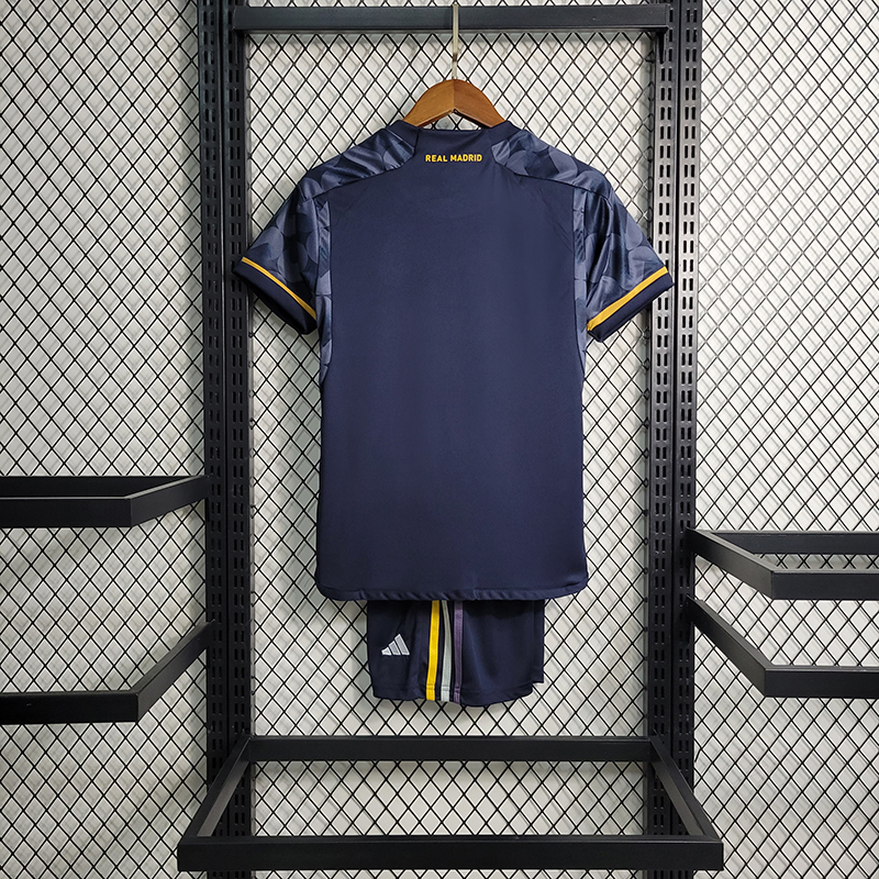 23-24 Real Madrid Away Kids Kit (Jersey+Shorts) - view 3