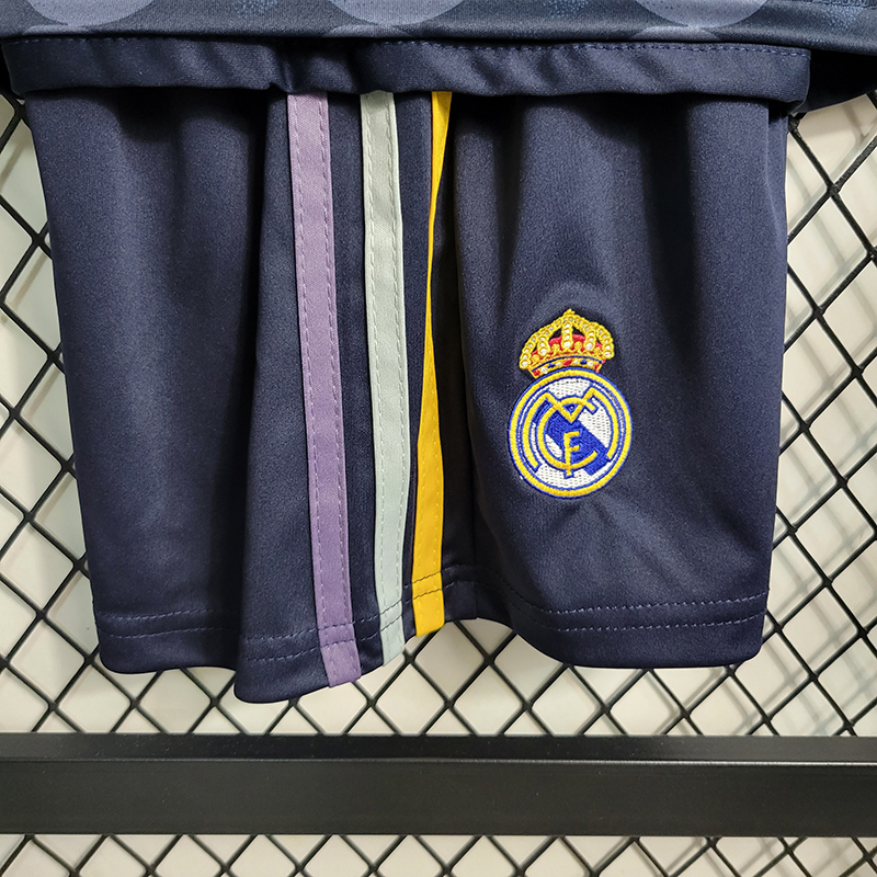 23-24 Real Madrid Away Kids Kit (Jersey+Shorts) - view 4
