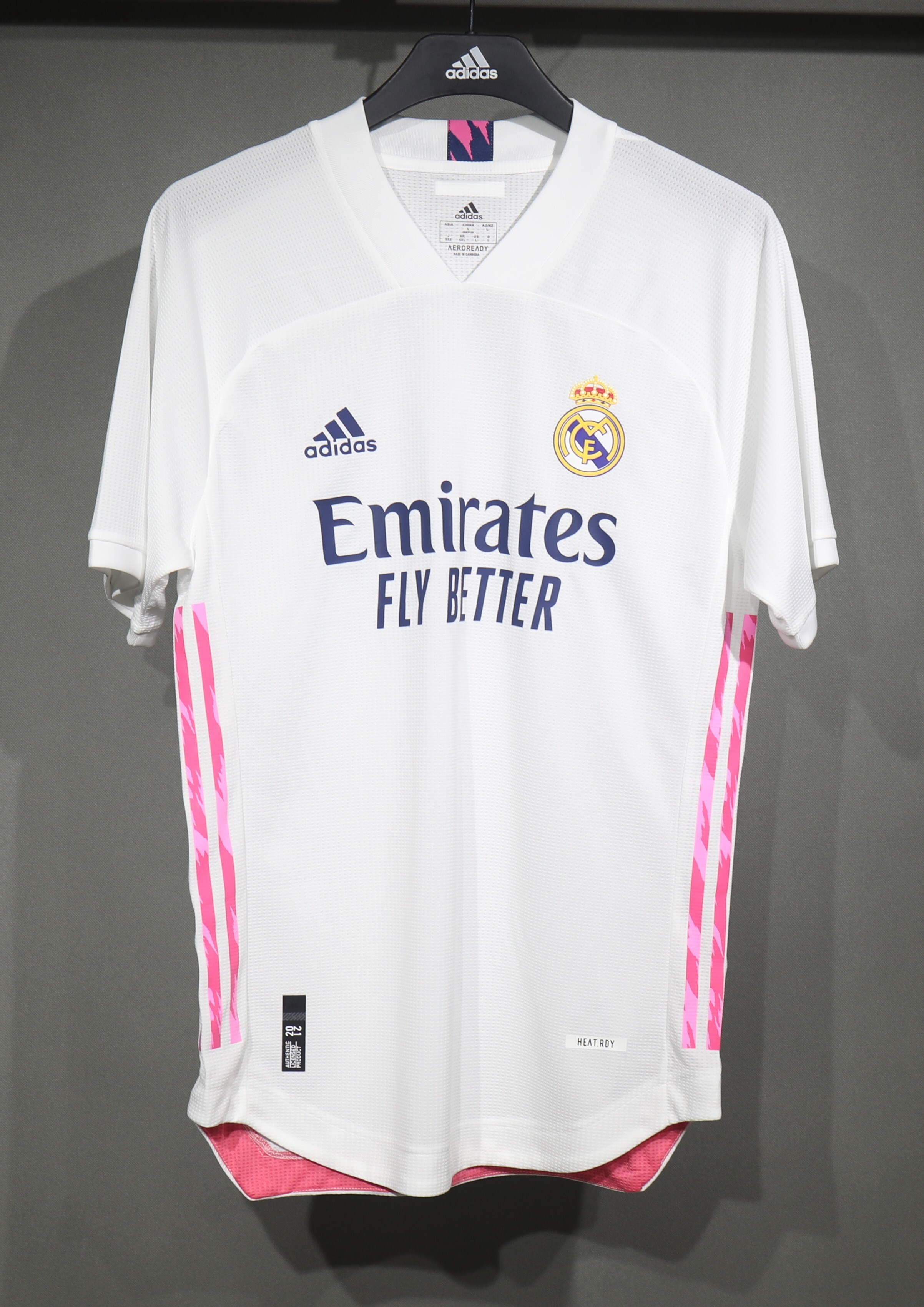 20-21 Real Madrid Home Retro Jersey Player Edition