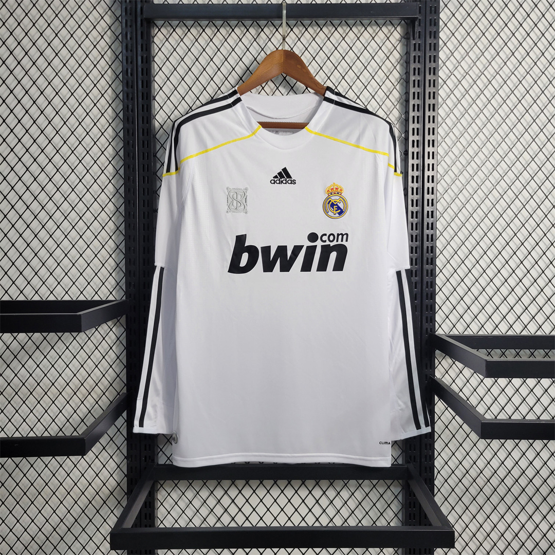 2009/10 Real Madrid Home Retro Jersey Long Sleeve