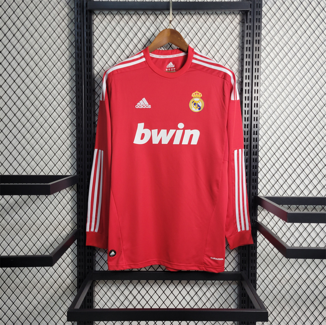 11-12 Real Madrid Away Retro Jersey Lond Sleeve
