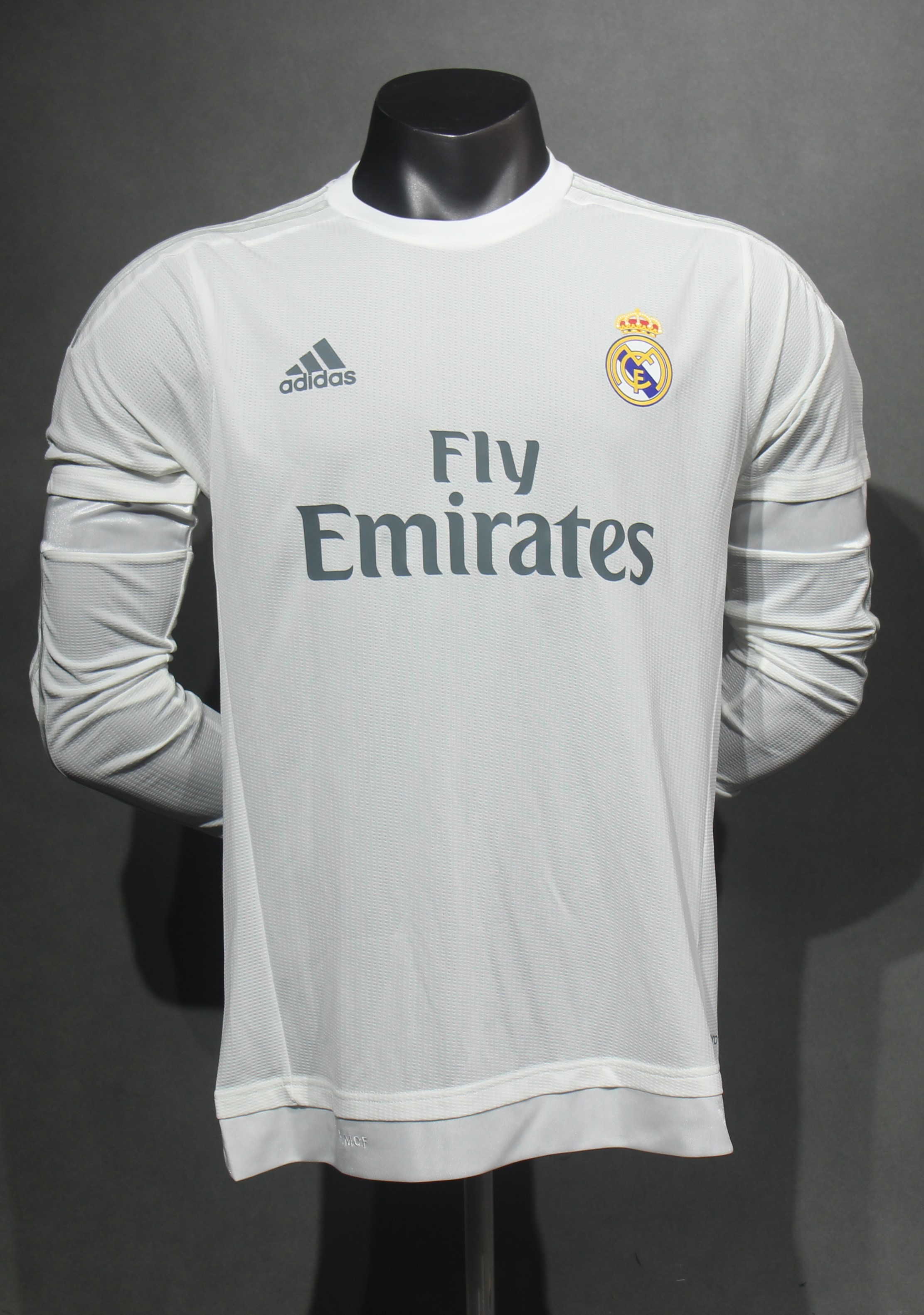 2015-16 Real Madrid Home Retro Jersey Player Version Long Sleeve
