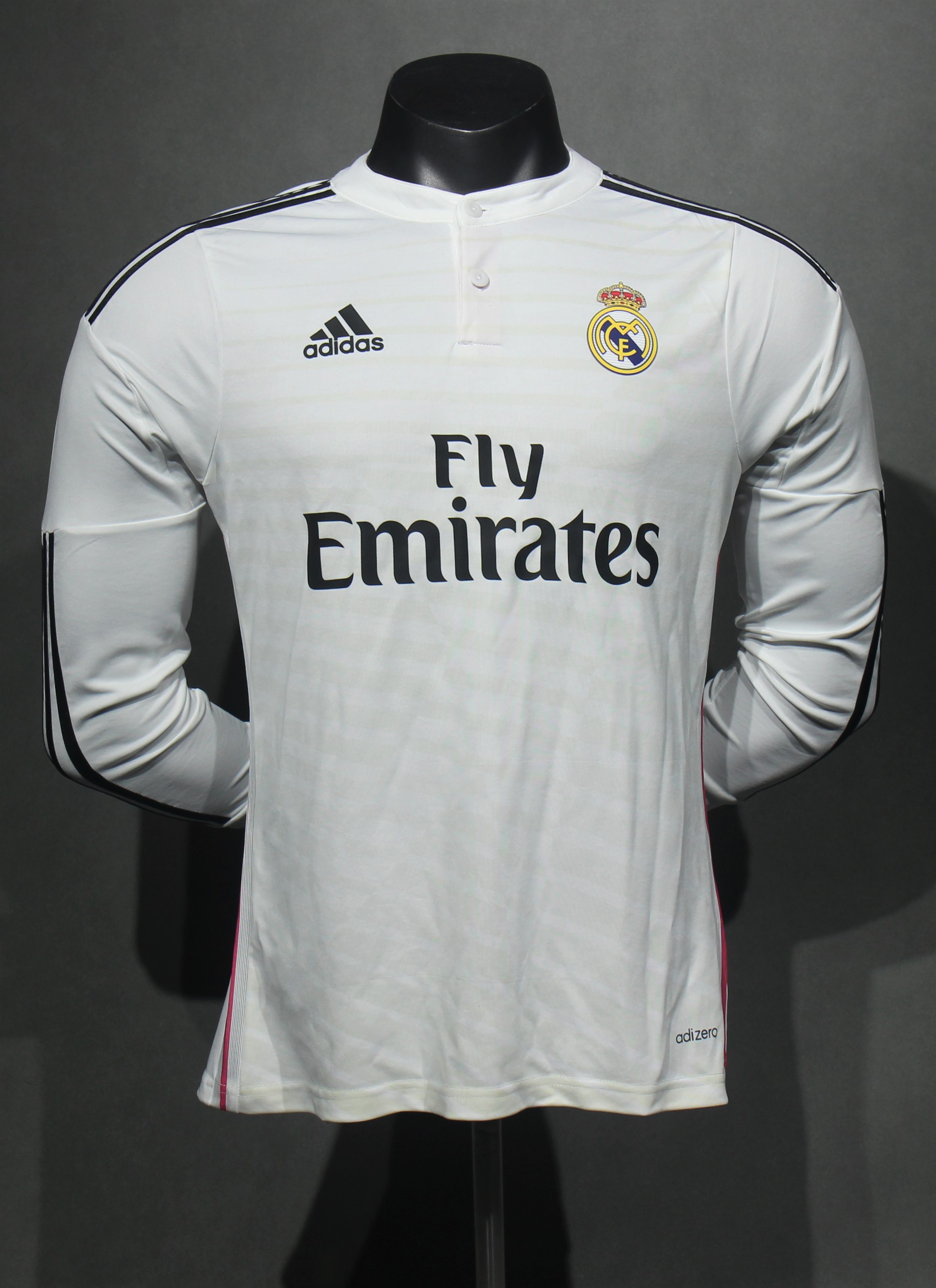 2014/15 Real Madrid Home Retro Jersey Player Version Long Sleeve