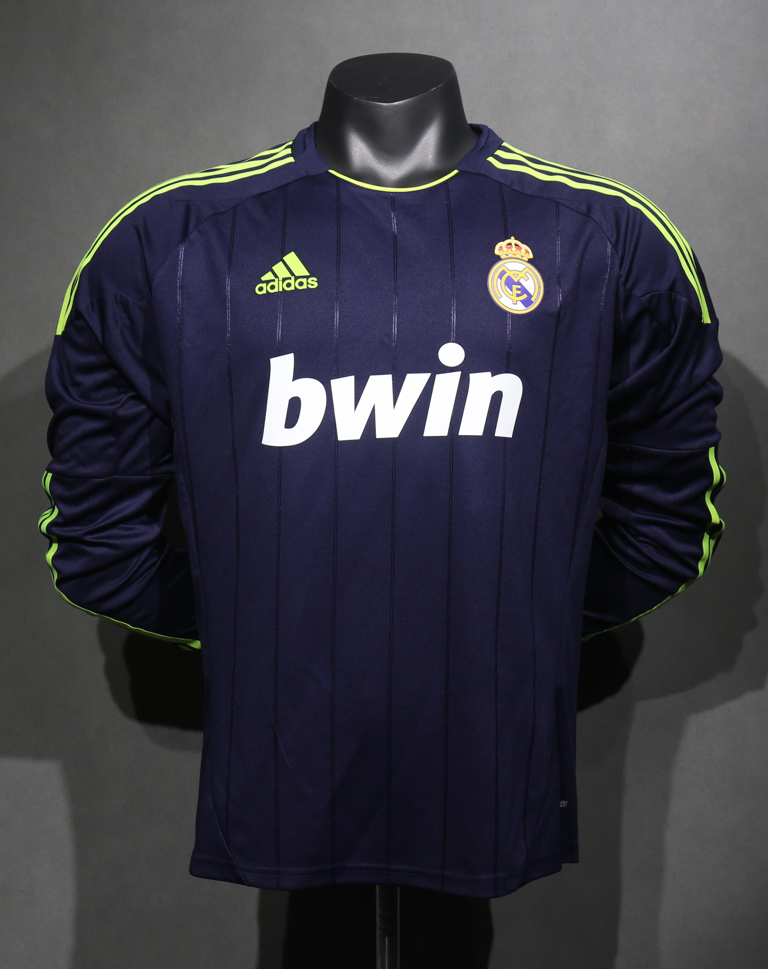 2012-13 Real Madrid Third Away Retro Jersey Player Version Long Sleeve